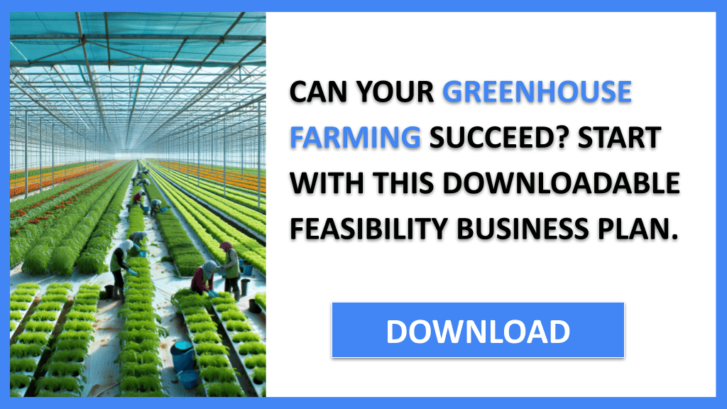 Greenhouse Farming Feasibility Study FOR GREENHOUSE FARMING-4