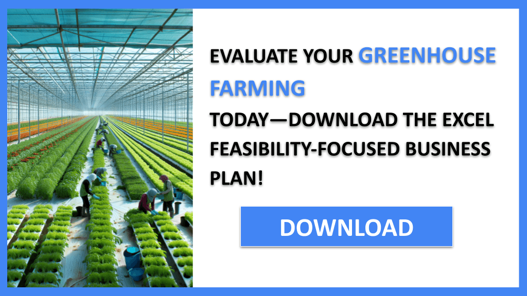 Greenhouse Farming Feasibility Study FOR GREENHOUSE FARMING-5