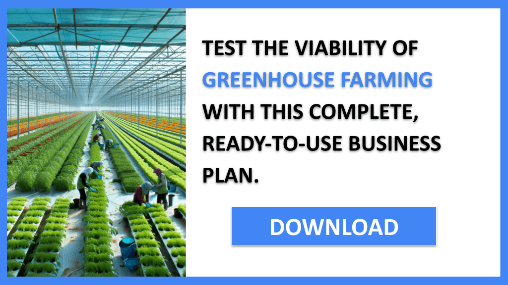 Greenhouse Farming Feasibility Study FOR GREENHOUSE FARMING-6