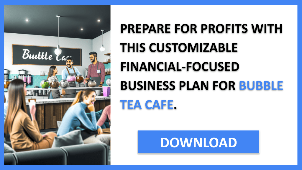 Bubble Tea Cafe Financial Plan FOR BUBBLE TEA CAFE-6