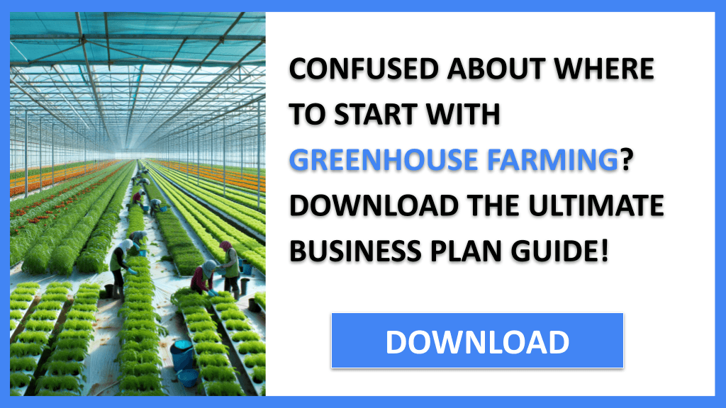 Greenhouse Farming Financial Plan FOR GREENHOUSE FARMING-4