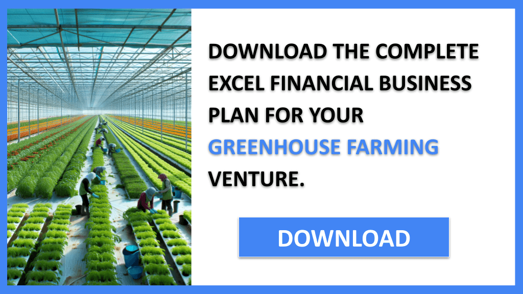 Greenhouse Farming Financial Plan FOR GREENHOUSE FARMING-5