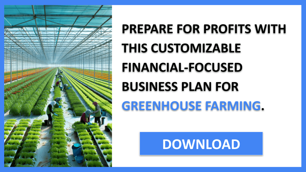 Greenhouse Farming Financial Plan FOR GREENHOUSE FARMING-6
