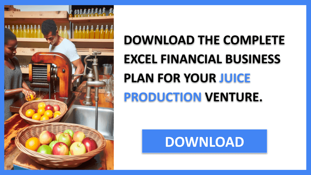 Juice Production Financial Plan FOR JUICE PRODUCTION-5