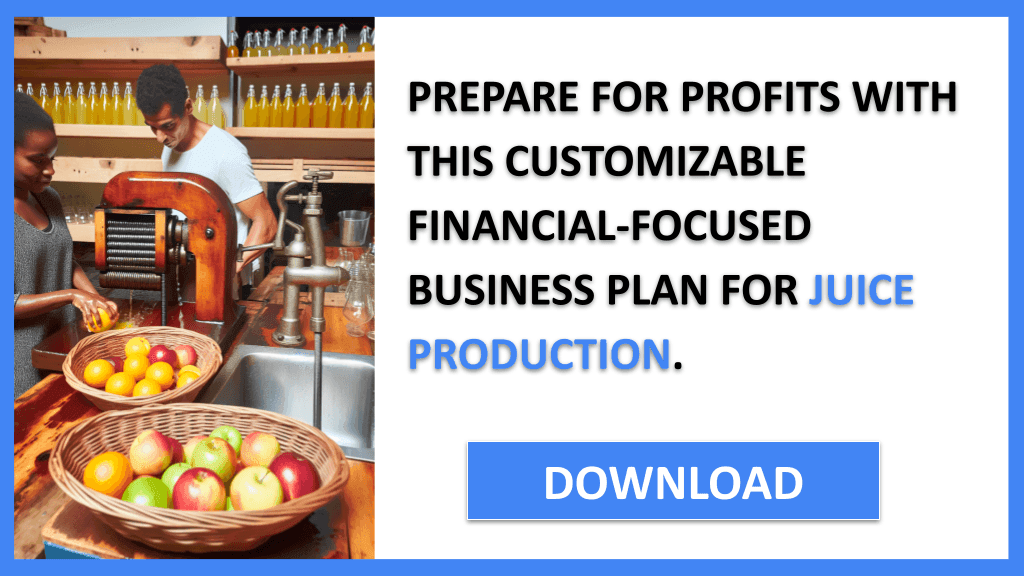 Juice Production Financial Plan FOR JUICE PRODUCTION-6