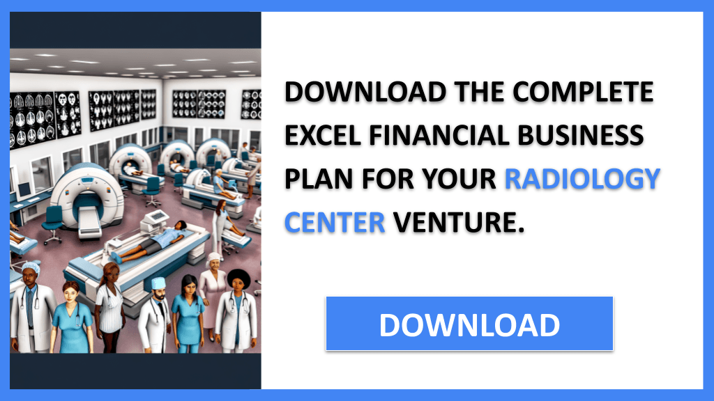 Radiology Center Financial Plan FOR RADIOLOGY CENTER-5