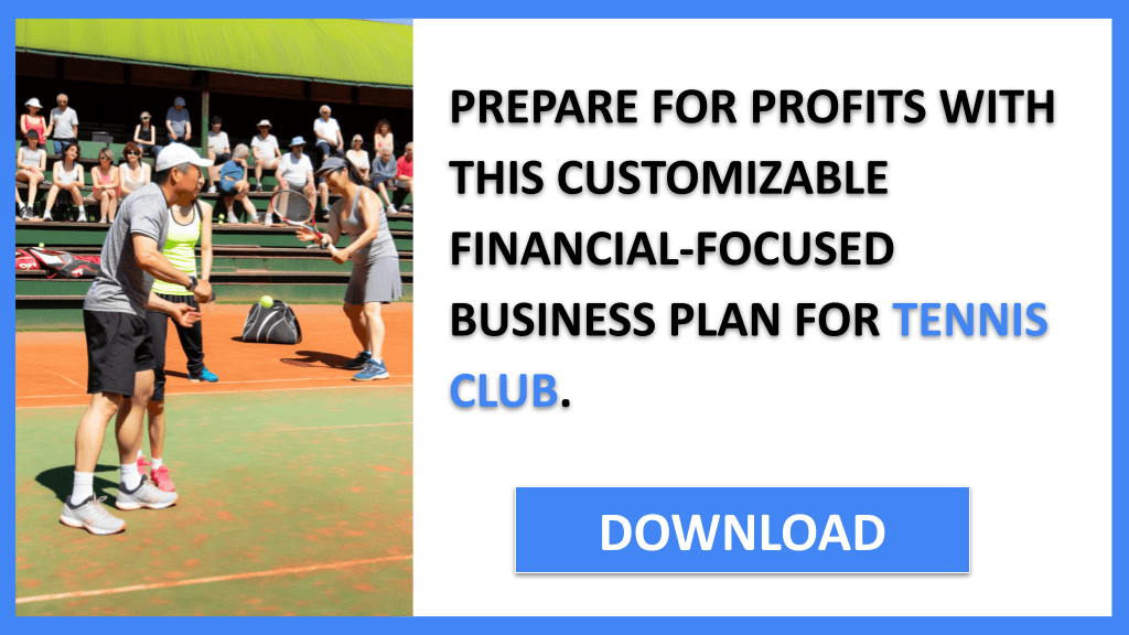Tennis Club Financial Plan FOR TENNIS CLUB-6