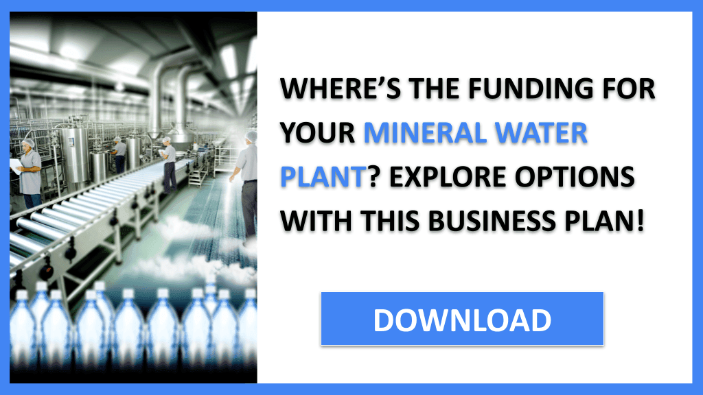 Mineral Water Plant Funding Options FOR MINERAL WATER PLANT-4
