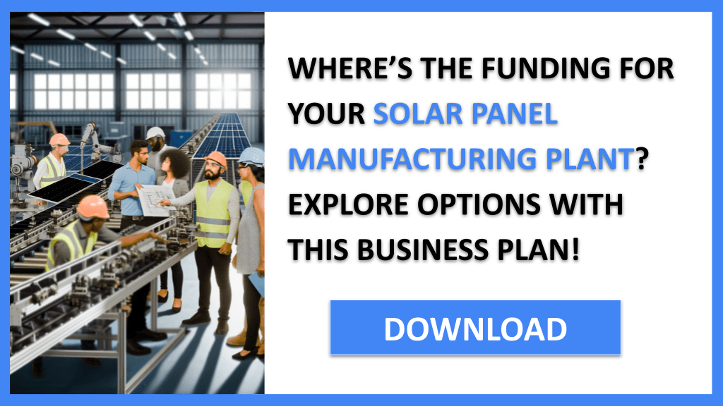 Solar Panel Manufacturing Plant Funding Options FOR SOLAR PANEL MANUFACTURING PLANT-4