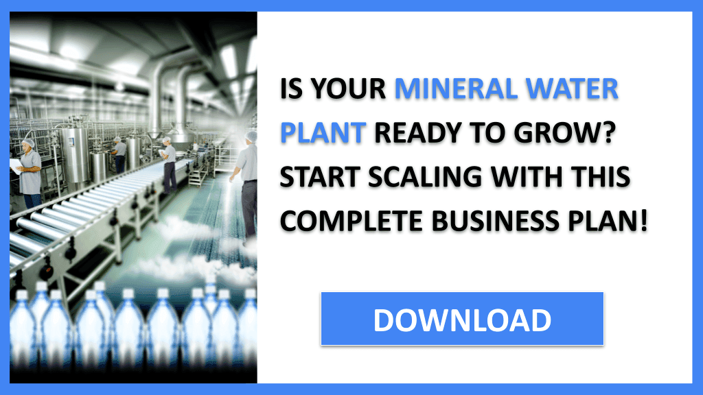Mineral Water Plant Growth Strategy FOR MINERAL WATER PLANT-4
