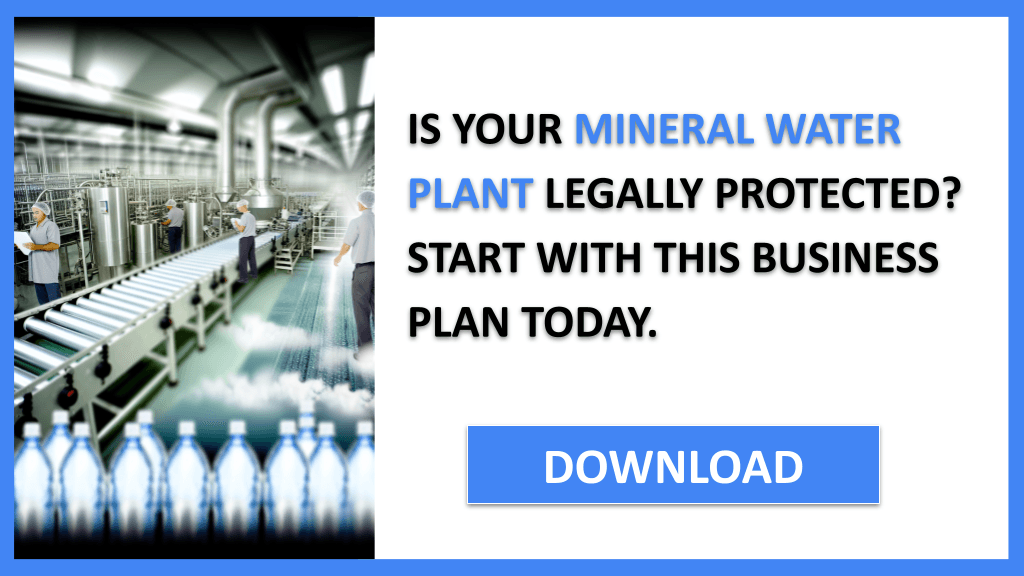 Mineral Water Plant Legal Considerations FOR MINERAL WATER PLANT-4
