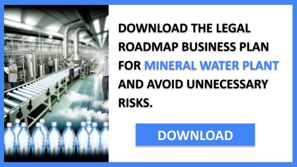 Mineral Water Plant Legal Considerations FOR MINERAL WATER PLANT-5