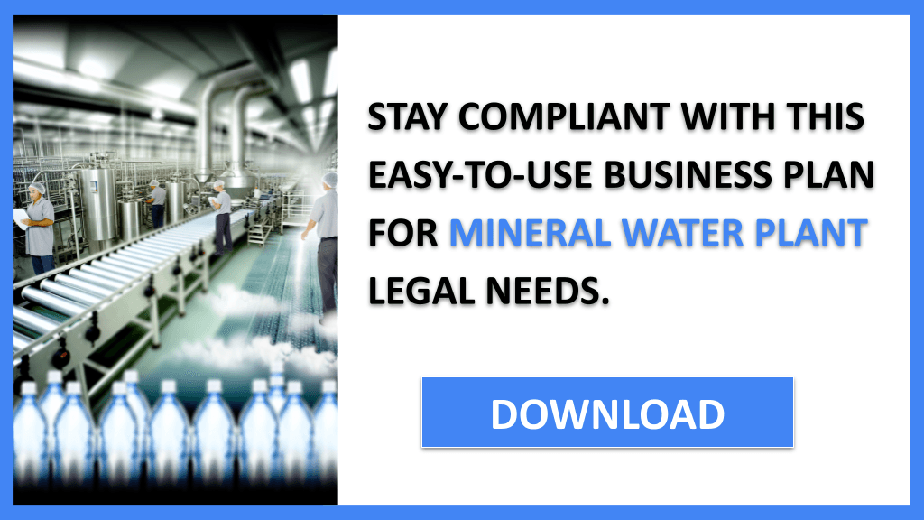 Mineral Water Plant Legal Considerations FOR MINERAL WATER PLANT-6