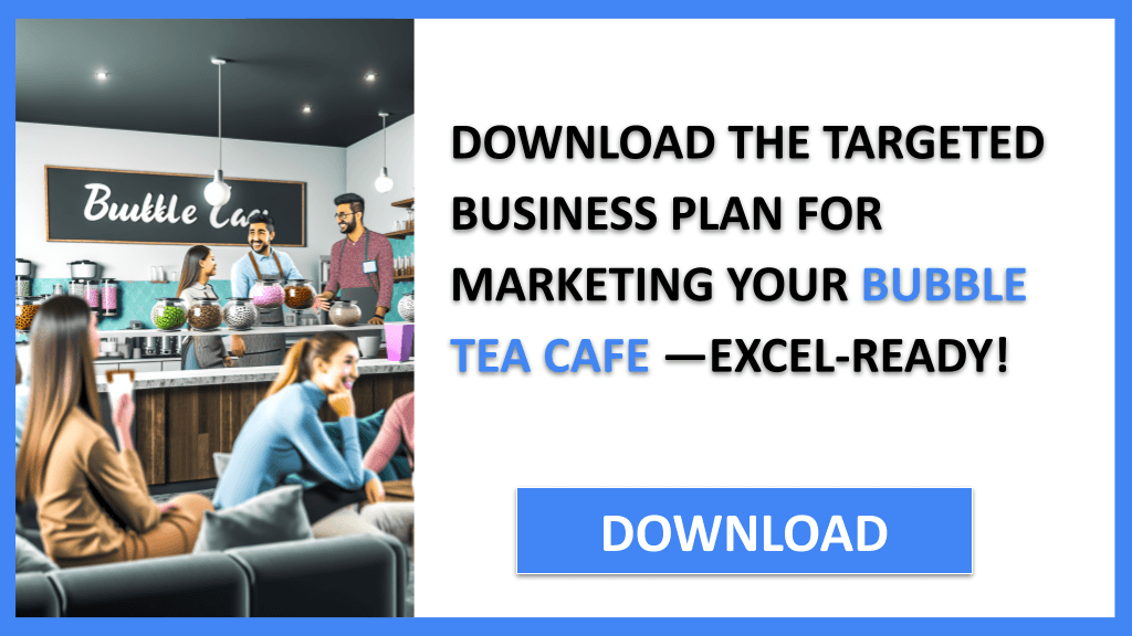 Bubble Tea Cafe Marketing Plan FOR BUBBLE TEA CAFE-5