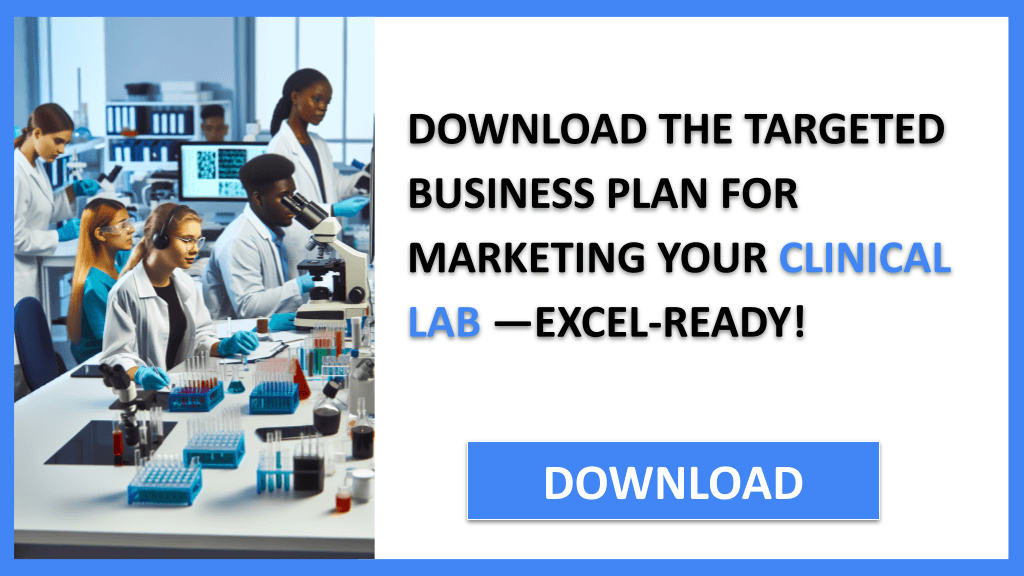 Clinical Lab Marketing Plan FOR CLINICAL LAB-5