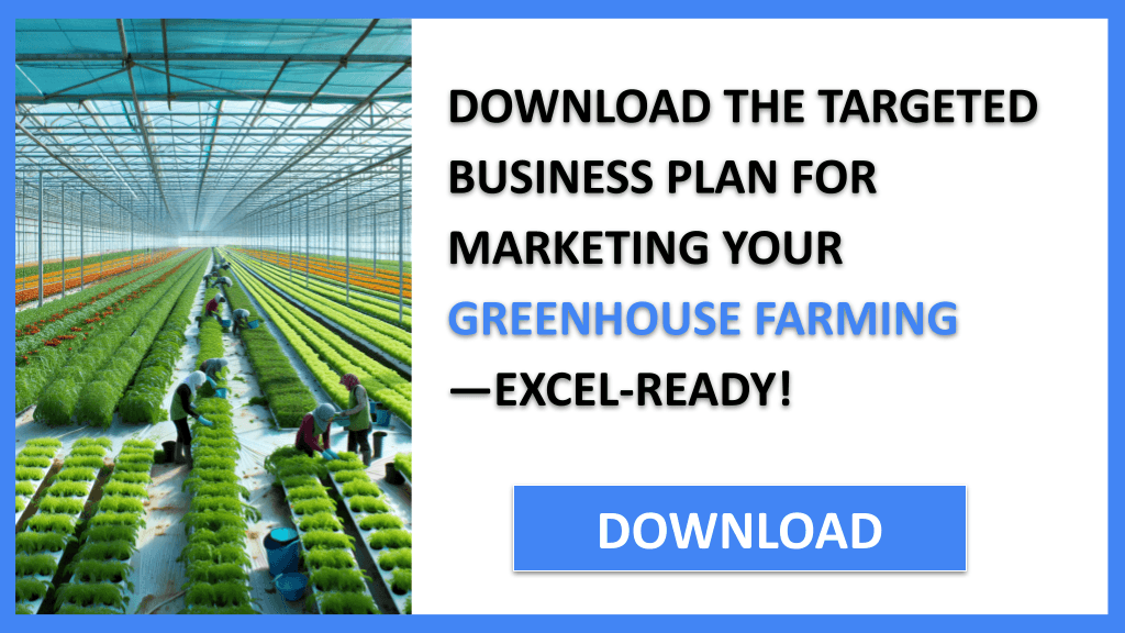 Greenhouse Farming Marketing Plan FOR GREENHOUSE FARMING-5