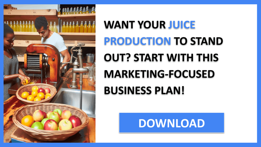 Juice Production Marketing Plan FOR JUICE PRODUCTION-4