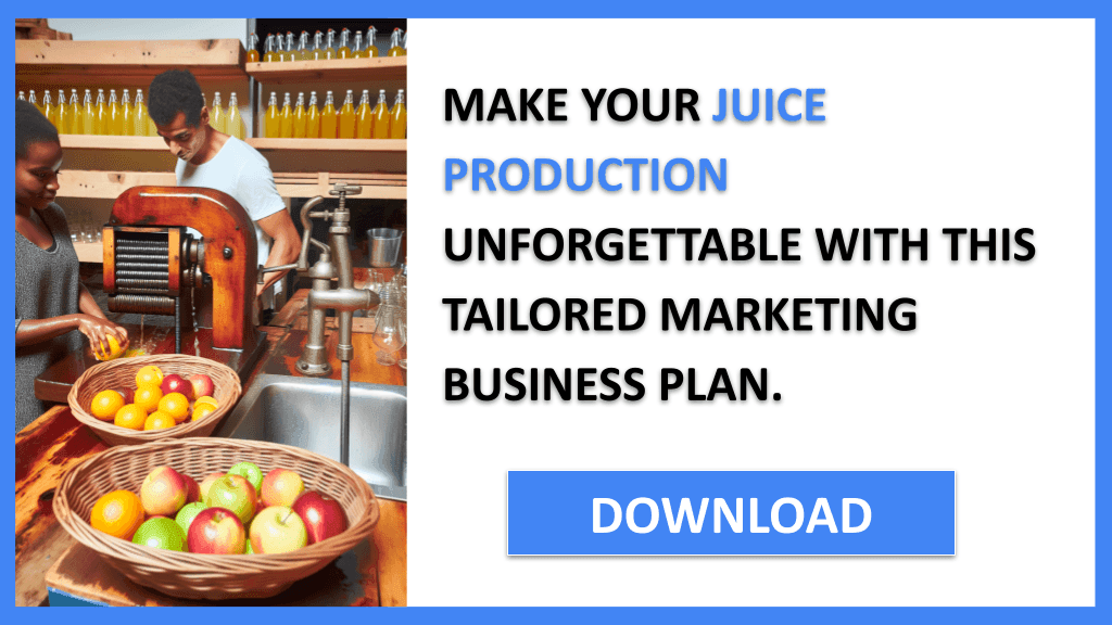 Juice Production Marketing Plan FOR JUICE PRODUCTION-6