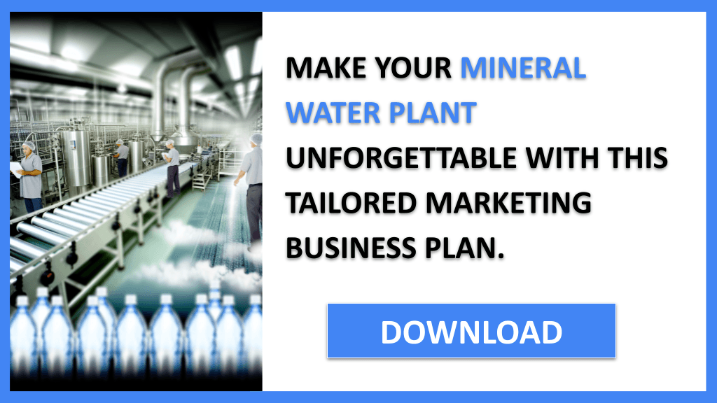 Mineral Water Plant Marketing Plan FOR MINERAL WATER PLANT-6