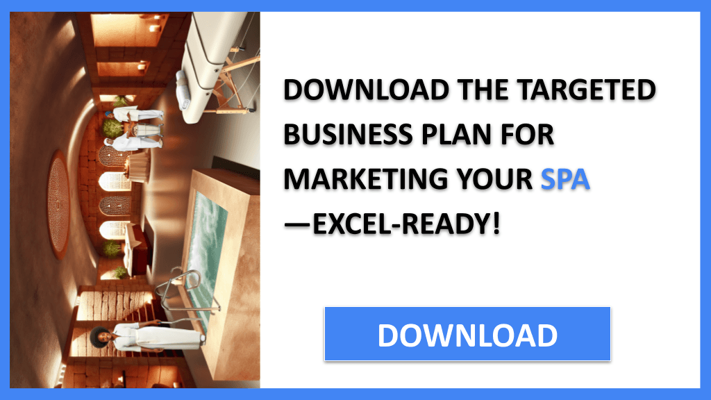 Spa Marketing Plan FOR SPA-5