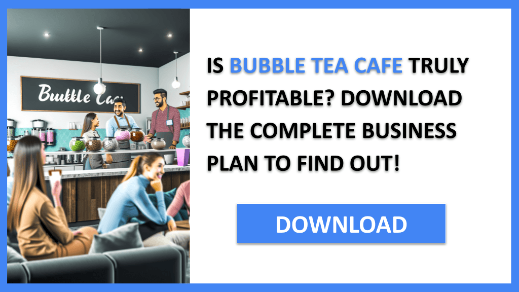 Bubble Tea Cafe Profitability FOR BUBBLE TEA CAFE-4