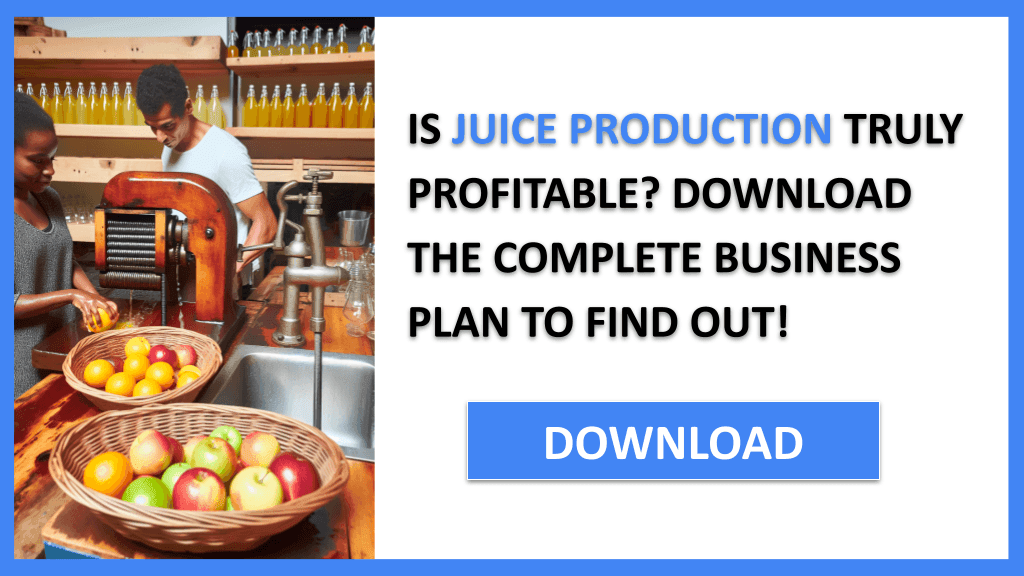 Juice Production Profitability FOR JUICE PRODUCTION-4