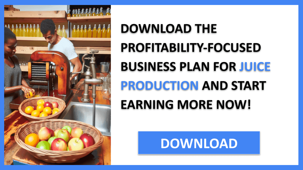Juice Production Profitability FOR JUICE PRODUCTION-6