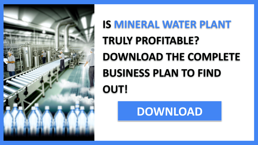 Mineral Water Plant Profitability FOR MINERAL WATER PLANT-4