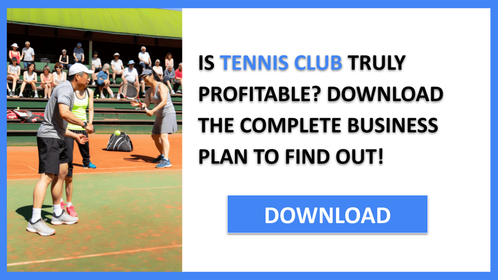 Tennis Club Profitability FOR TENNIS CLUB-4