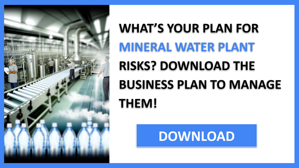Mineral Water Plant Risk Management FOR MINERAL WATER PLANT-4