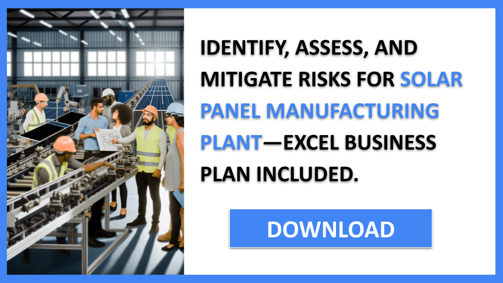 Solar Panel Manufacturing Plant Risk Management FOR SOLAR PANEL MANUFACTURING PLANT-5