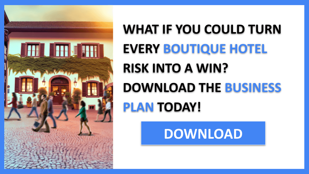 BOUTIQUE HOTEL and SWOT for Boutique Hotel 1CTA