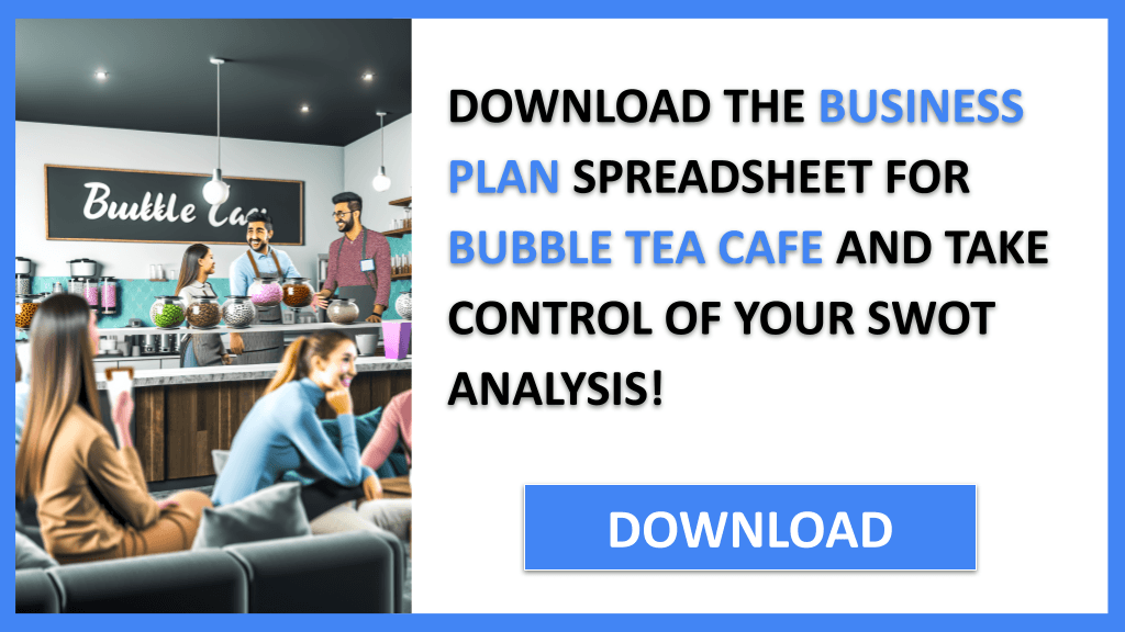 BUBBLE TEA CAFE and SWOT-BUBBLE TEA CAFE-CTA-3