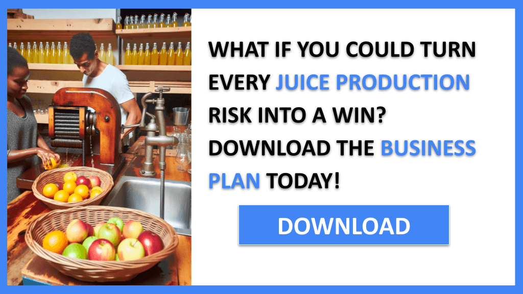 JUICE PRODUCTION and SWOT for Juice Production 1CTA