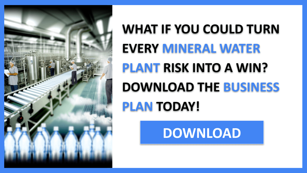 MINERAL WATER PLANT and SWOT for Mineral Water Plant 1CTA