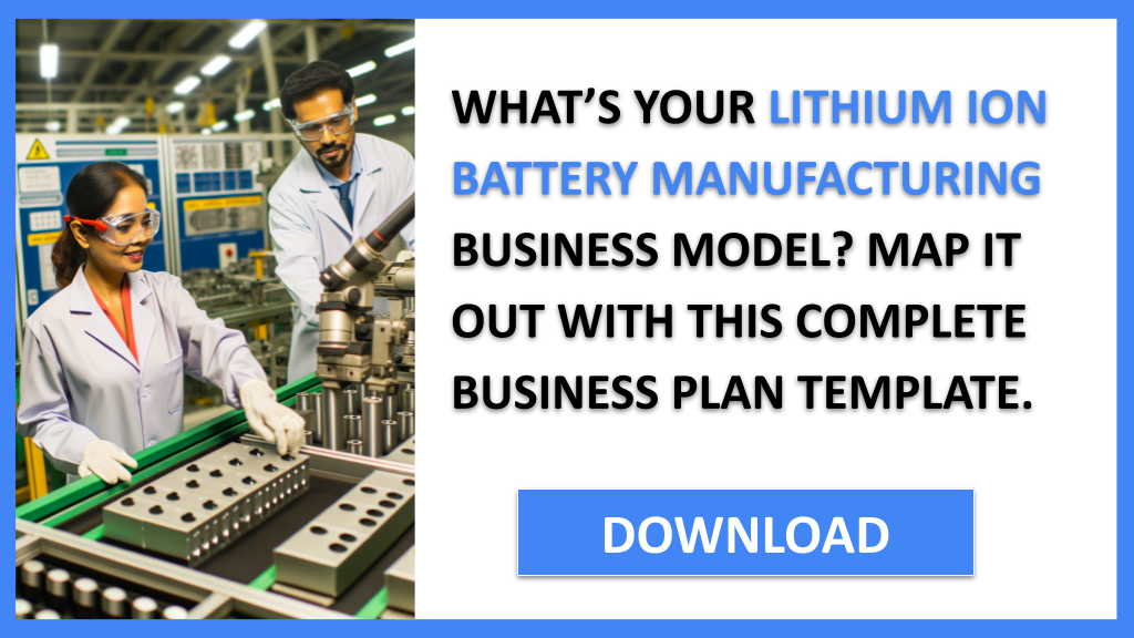 Lithium Ion Battery Manufacturing Business Model Canvas FOR LITHIUM ION BATTERY MANUFACTURING-4