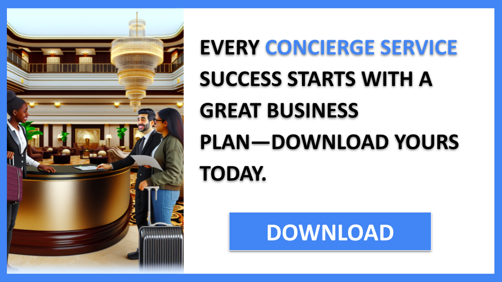 Concierge Service Business Plan FOR CONCIERGE SERVICE-4