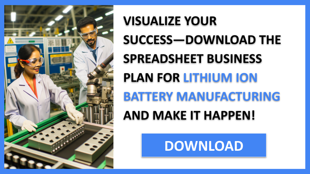 Lithium Ion Battery Manufacturing Business Plan FOR LITHIUM ION BATTERY MANUFACTURING-6