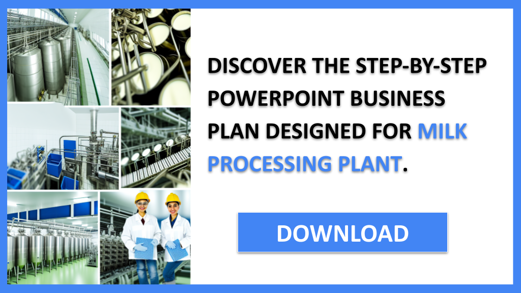 Milk Processing Plant Business Plan FOR MILK PROCESSING PLANT-5