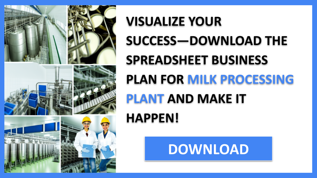 Milk Processing Plant Business Plan FOR MILK PROCESSING PLANT-6