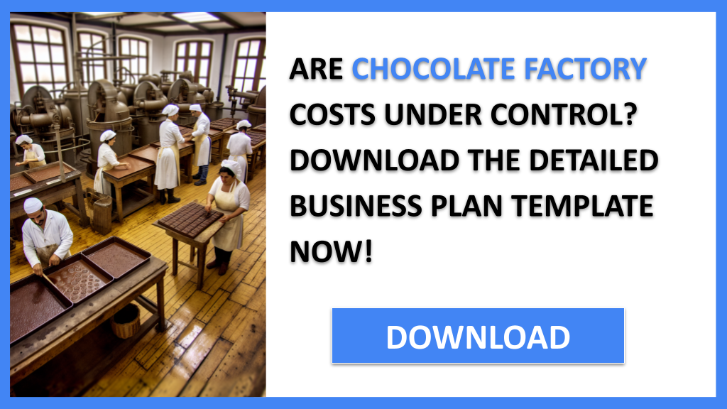 Chocolate Factory Costs FOR CHOCOLATE FACTORY-4