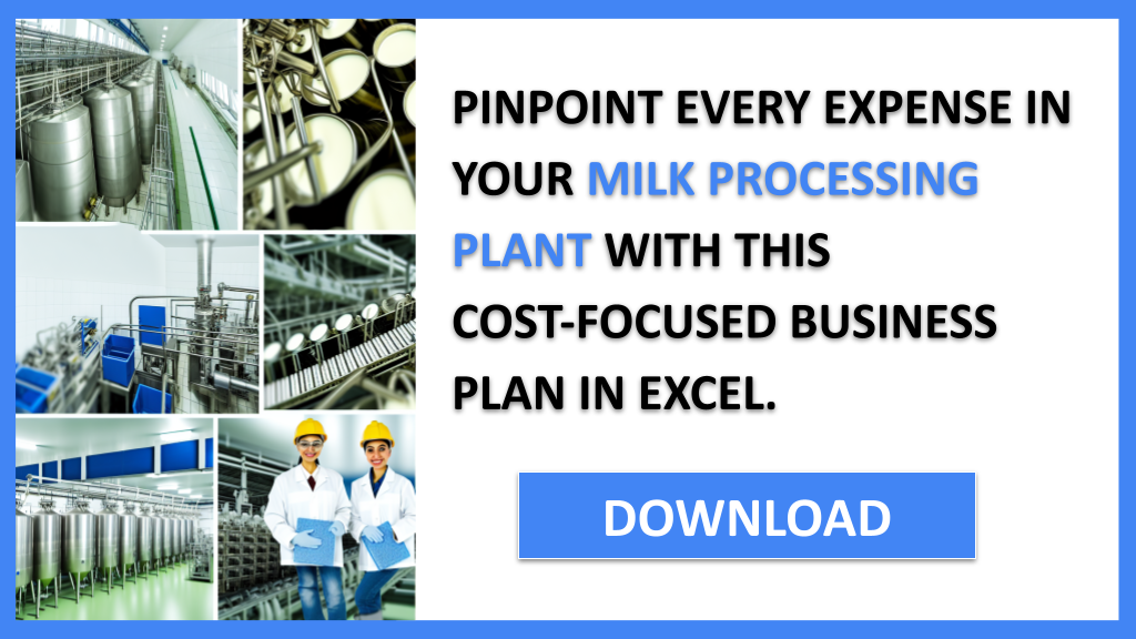 Milk Processing Plant Costs FOR MILK PROCESSING PLANT-5