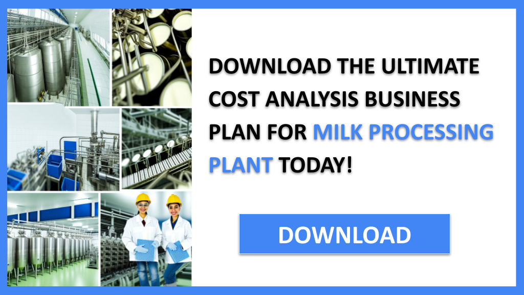 Milk Processing Plant Costs FOR MILK PROCESSING PLANT-6