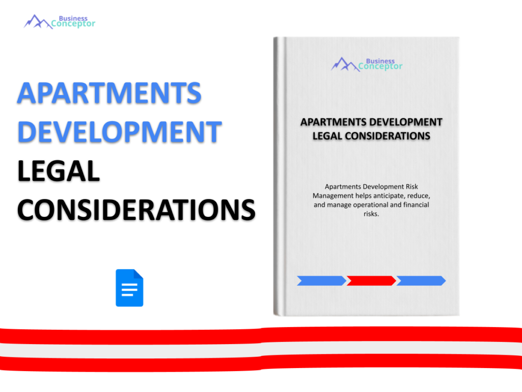 Cover LEGAL CONSIDERATIONS for Apartments Development