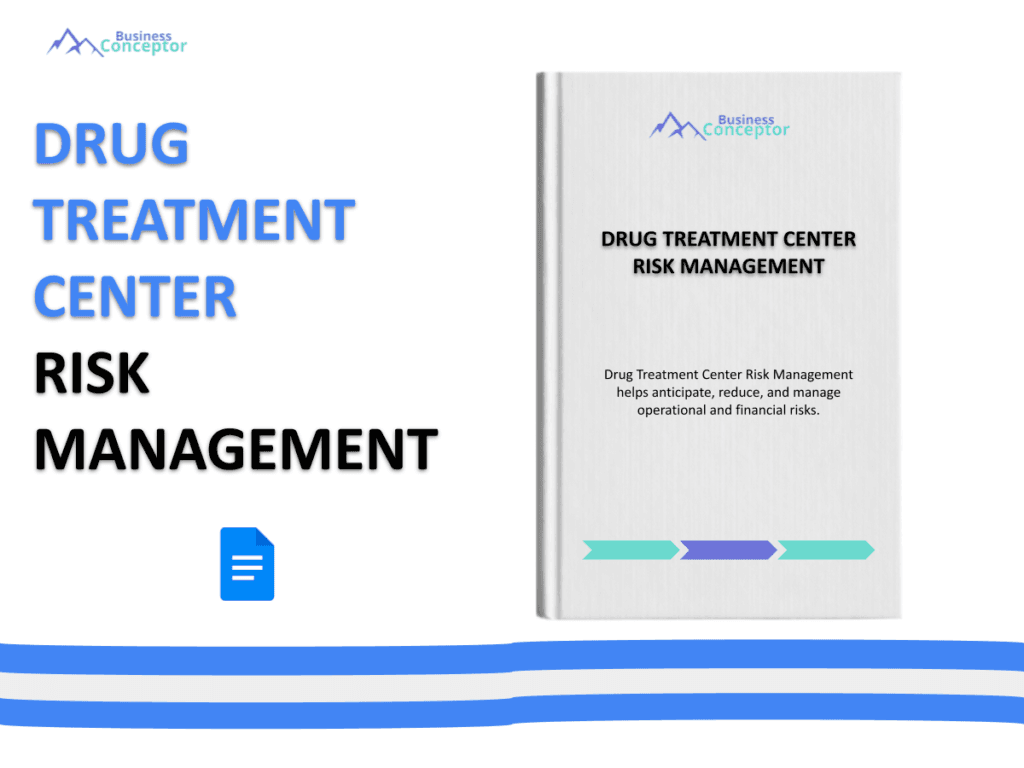 Cover RISK MANAGEMENT for Drug Treatment Center