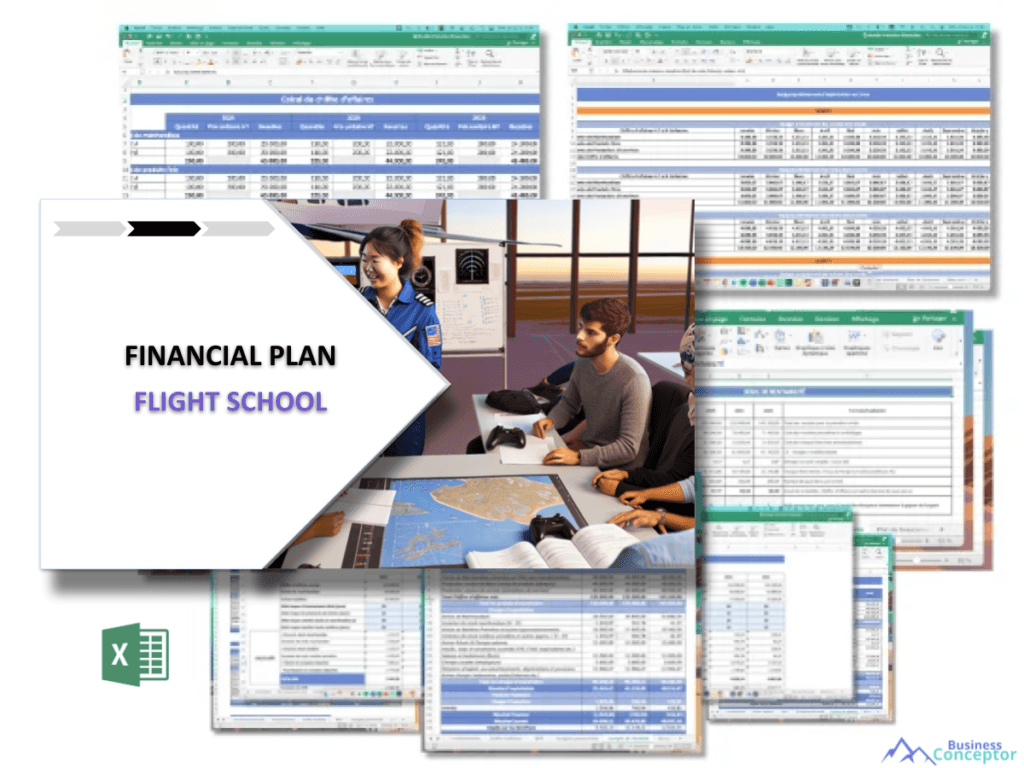 Cover Financial plan for Flight School