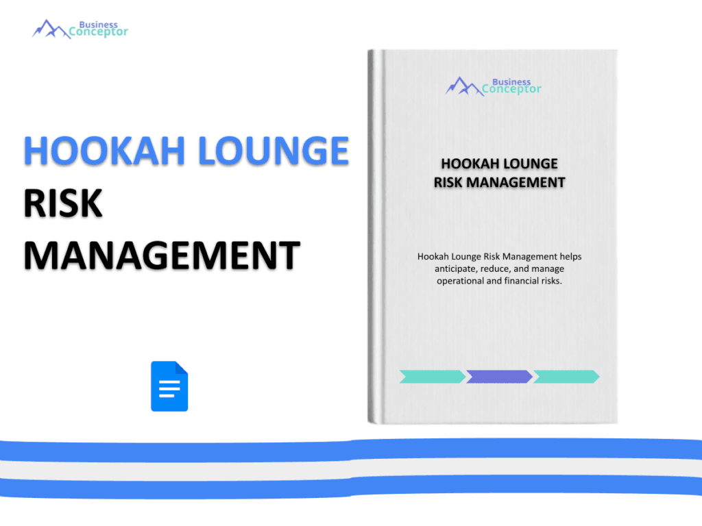 Cover RISK MANAGEMENT for Hookah Lounge