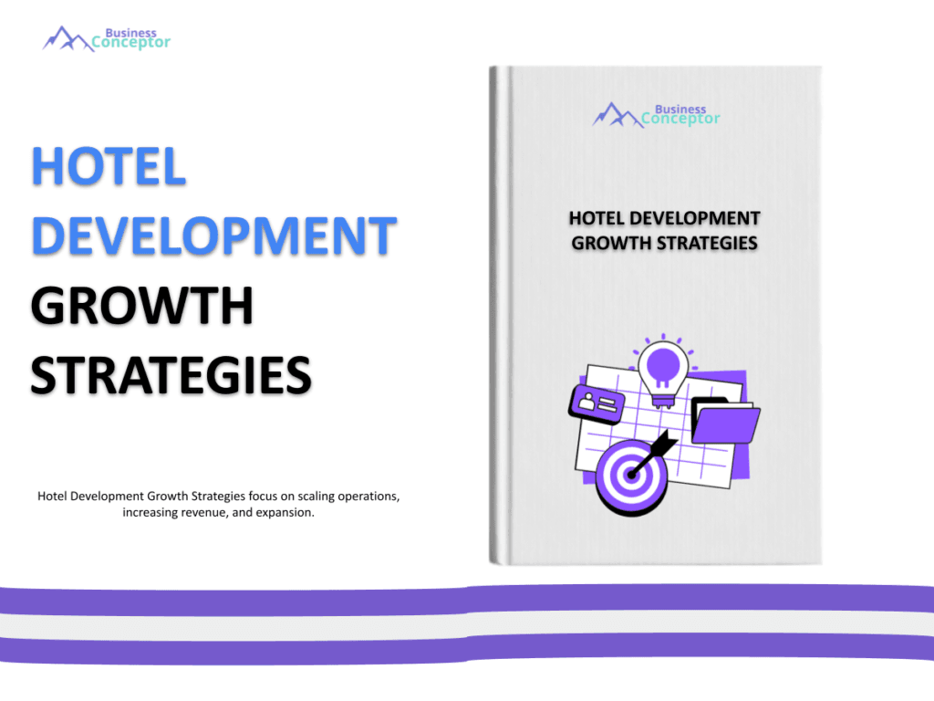 Cover GROWTH STRATEGIES AND SCALINGS for Hotel Development