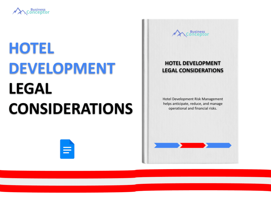 Cover LEGAL CONSIDERATIONS for Hotel Development