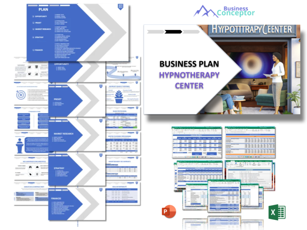 Cover Business plan for Hypnotherapy Center